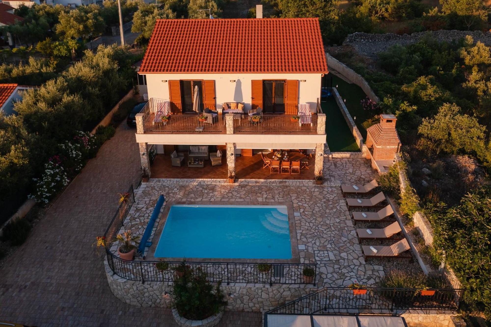 Villa Sara - Perfect Family Holiday Brzac Exterior foto